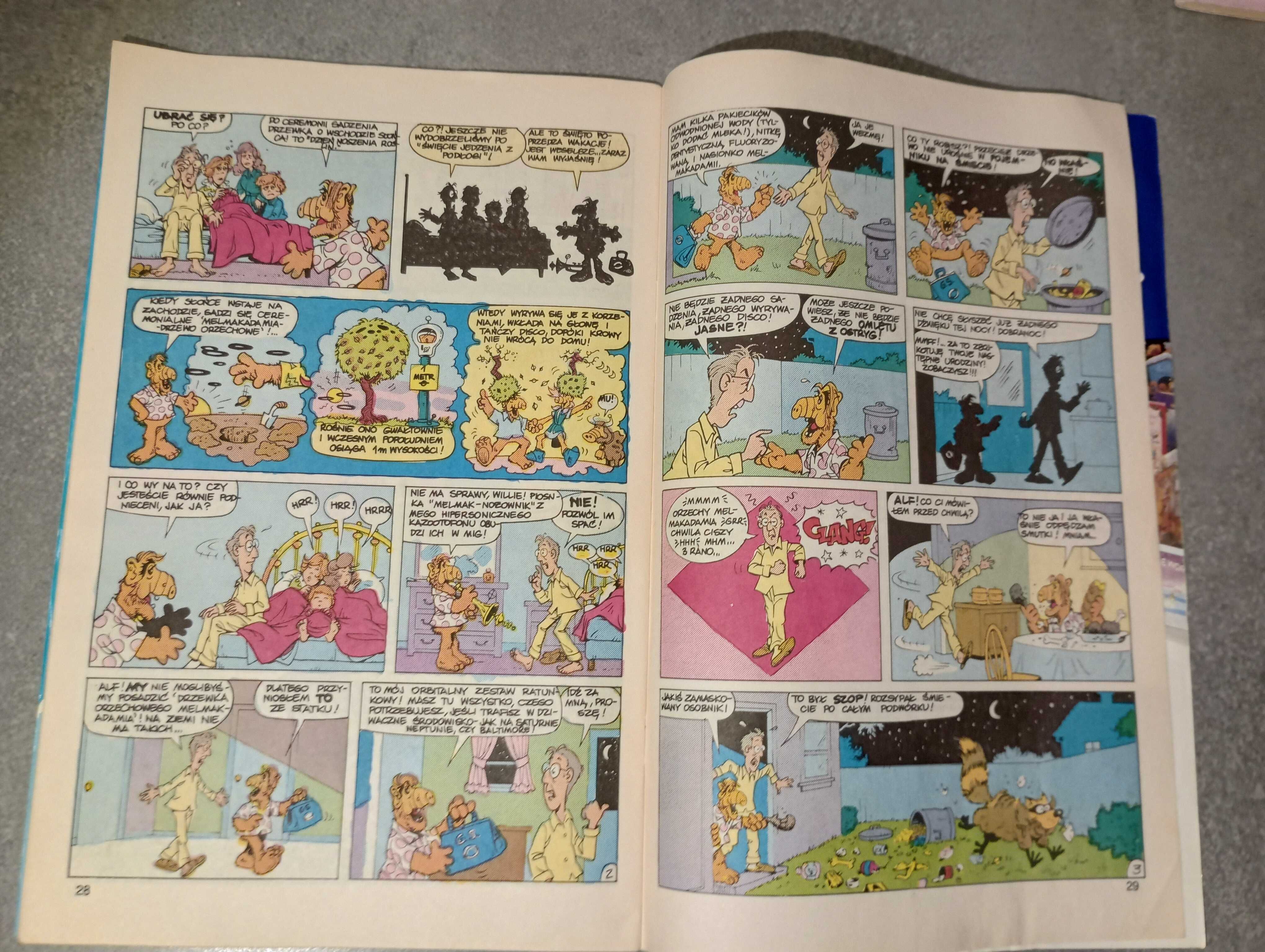 KOMIKS ALF nr 6/ 1991 rok wydawnictwo Tm-Semic Komiks PRL UNIKAT