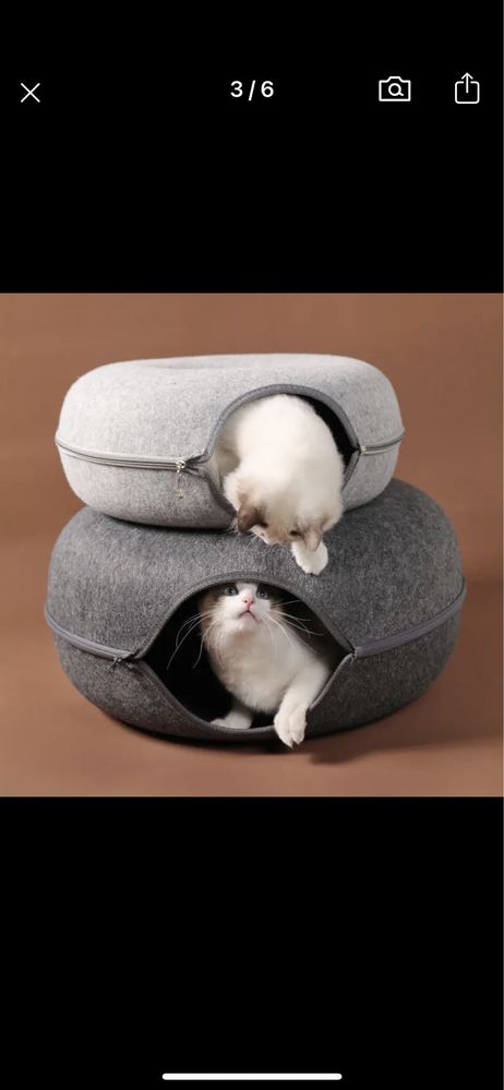 Лежанка, тунель для кошек