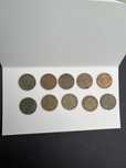 Zestaw monet niemieckich pfennig 10 20 różne roczniki