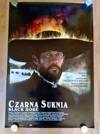 Plakat filmowy CZARNA SUKNIA/Projekt Pągowski/Oryginał z 1993 roku.