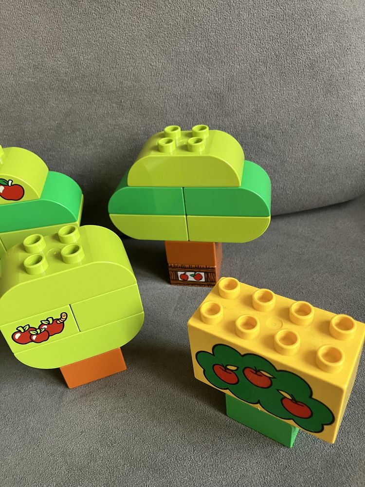 Lego duplo klocki sad, drzewa, skosy