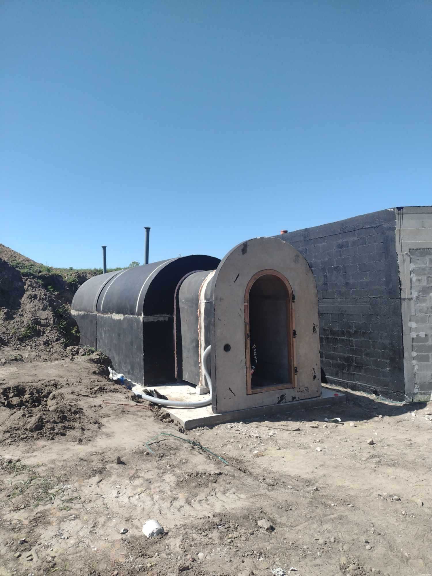 piwnica betonowa ogrodowa ziemianka 350 B30W8 schody tunel wentylacja