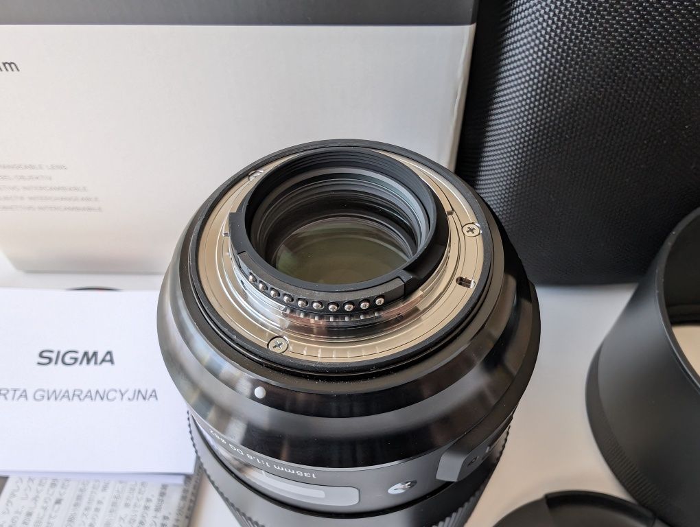 Sigma 135mm f/1.8 DG Art Nikon jak NOWA
