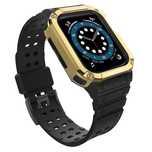 Pasek z Etui do Apple Watch 38/40/41mm Black / Gold