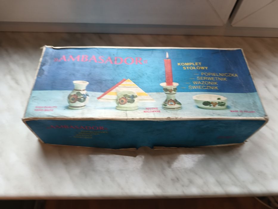Komplet stołowy Ambasador z czasów PRL