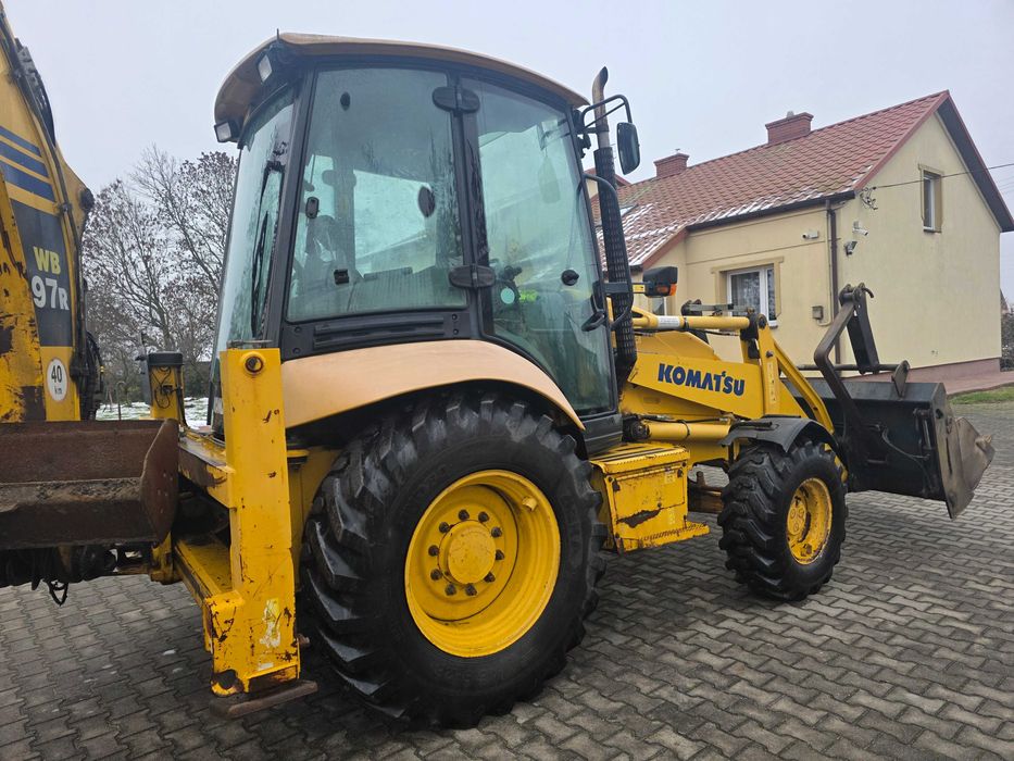 Koparko-Ładowarka Komatsu WB97R WB 97 R 2013r JCB 3CX Caterpillar 432E