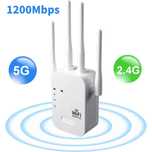 Беспроводной Wi-Fi репитер сигнала 2.4 / 5ГГц