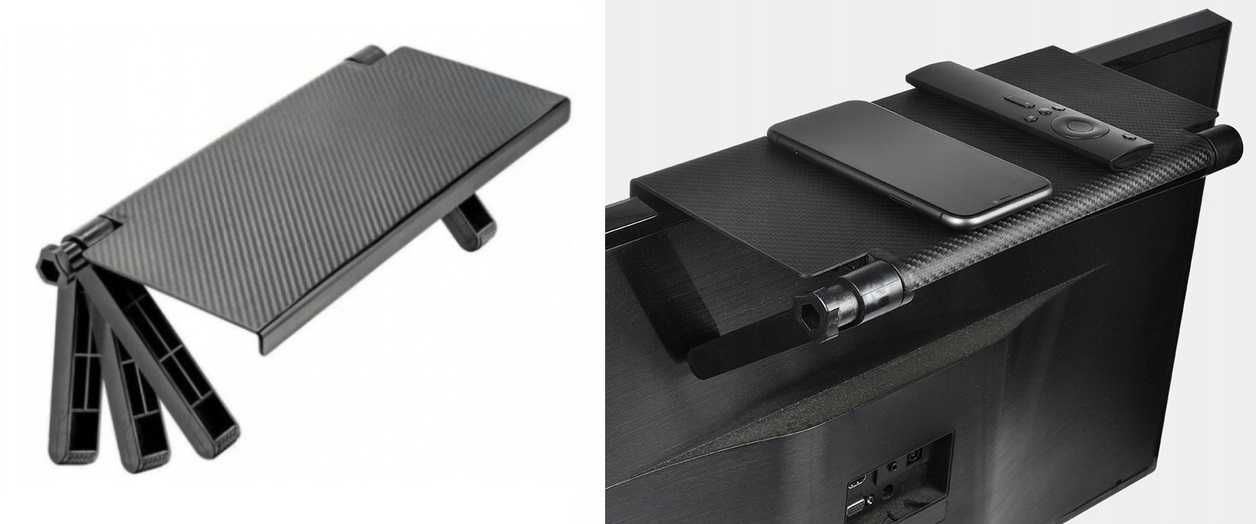 Praktyczna półka uchwyt TV LCD PC na dekoder router wifi pilota