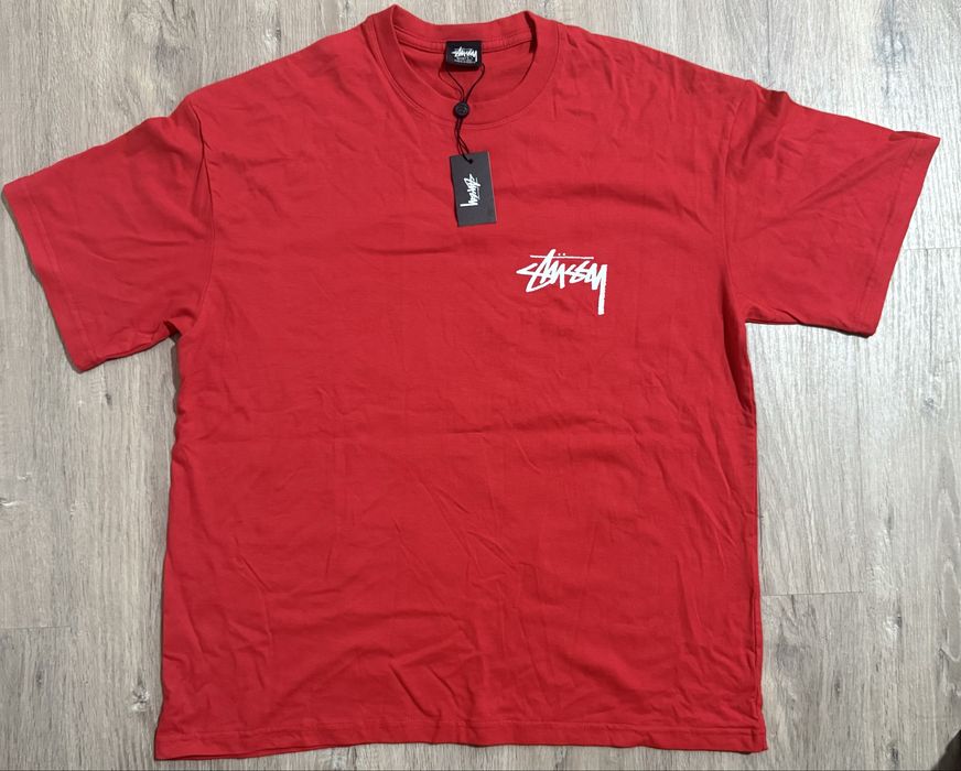 Tee Stussy Dice Red