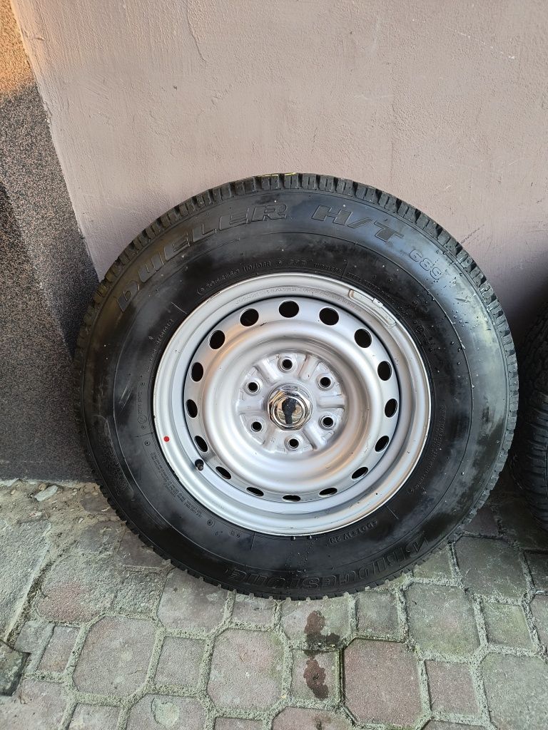 Komplet kół Mitsubishi L200 Bridgestone Dueler  205 R16C
