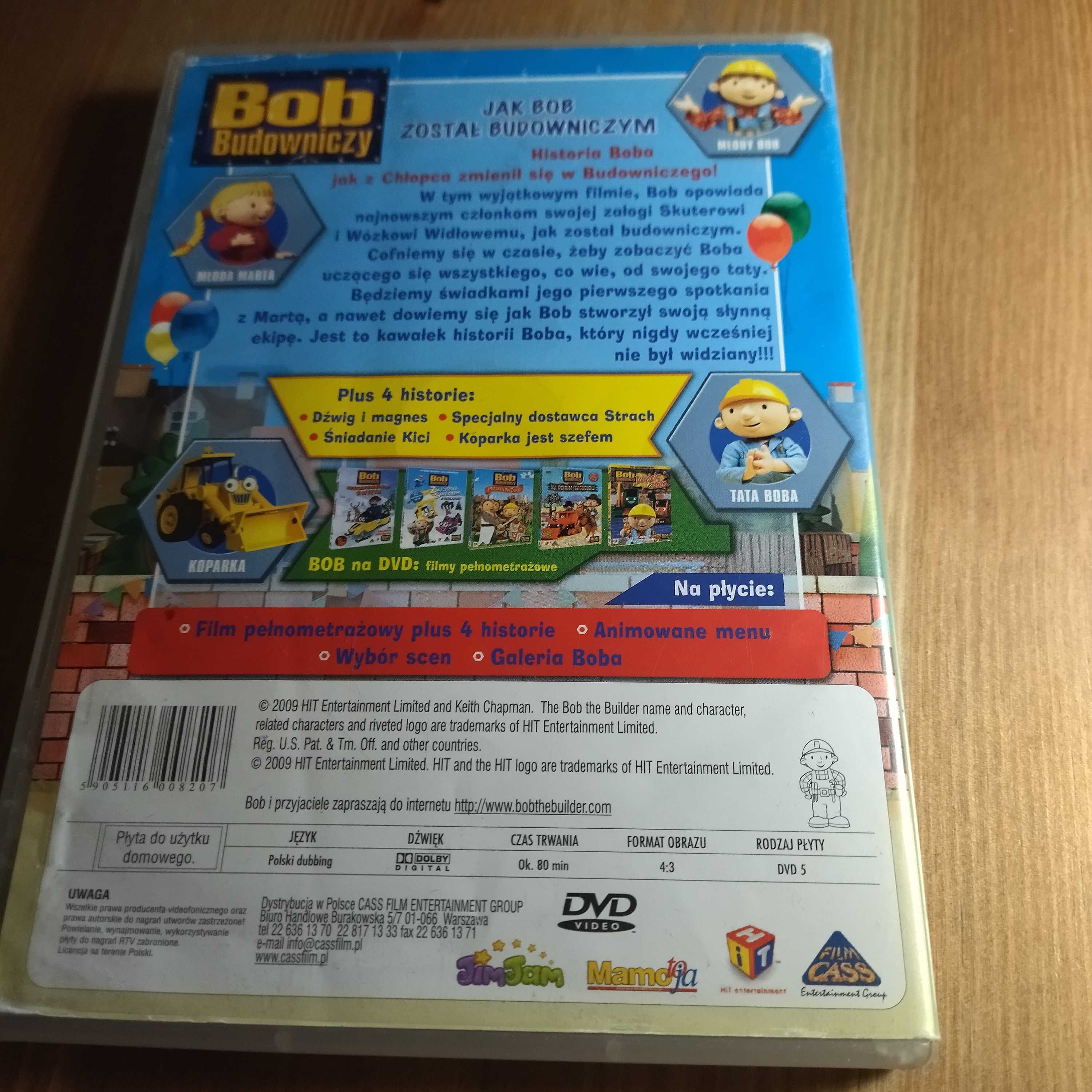 Bajka DVD Bob budowniczy, Bąbel i rudzielec do szkoły