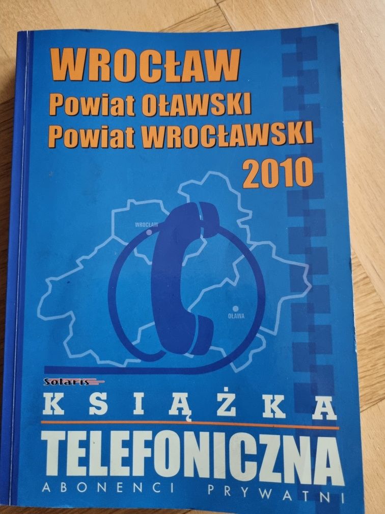 Książka telefoniczna Wrocław i Oława 2010r.