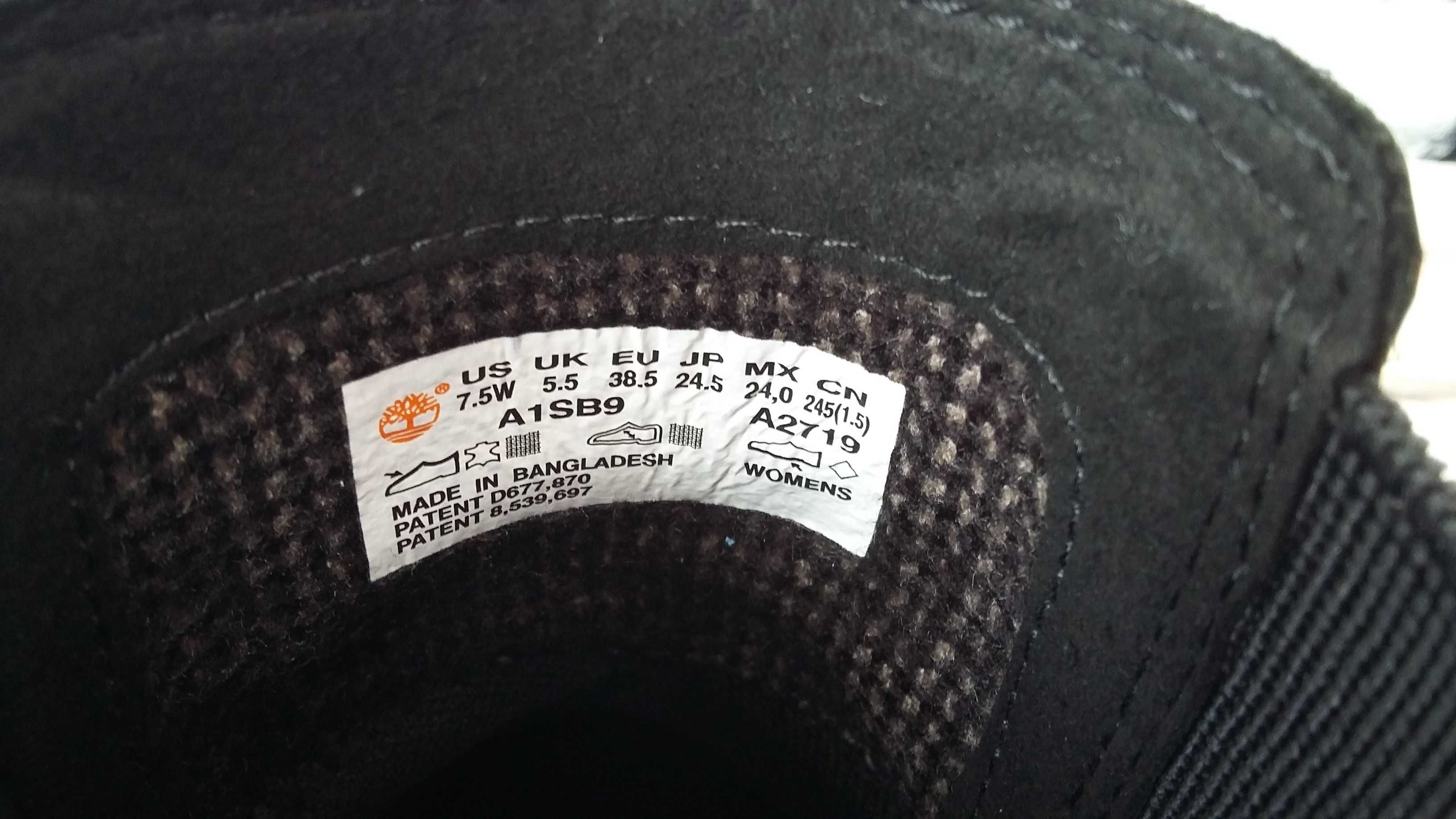 Botas Timberland em pele