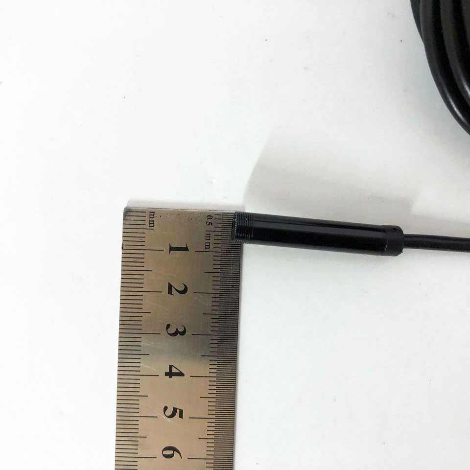 Камера ендоскоп з кабелем на 2 метр 7 мм USB/microUSB з підсвічуванням