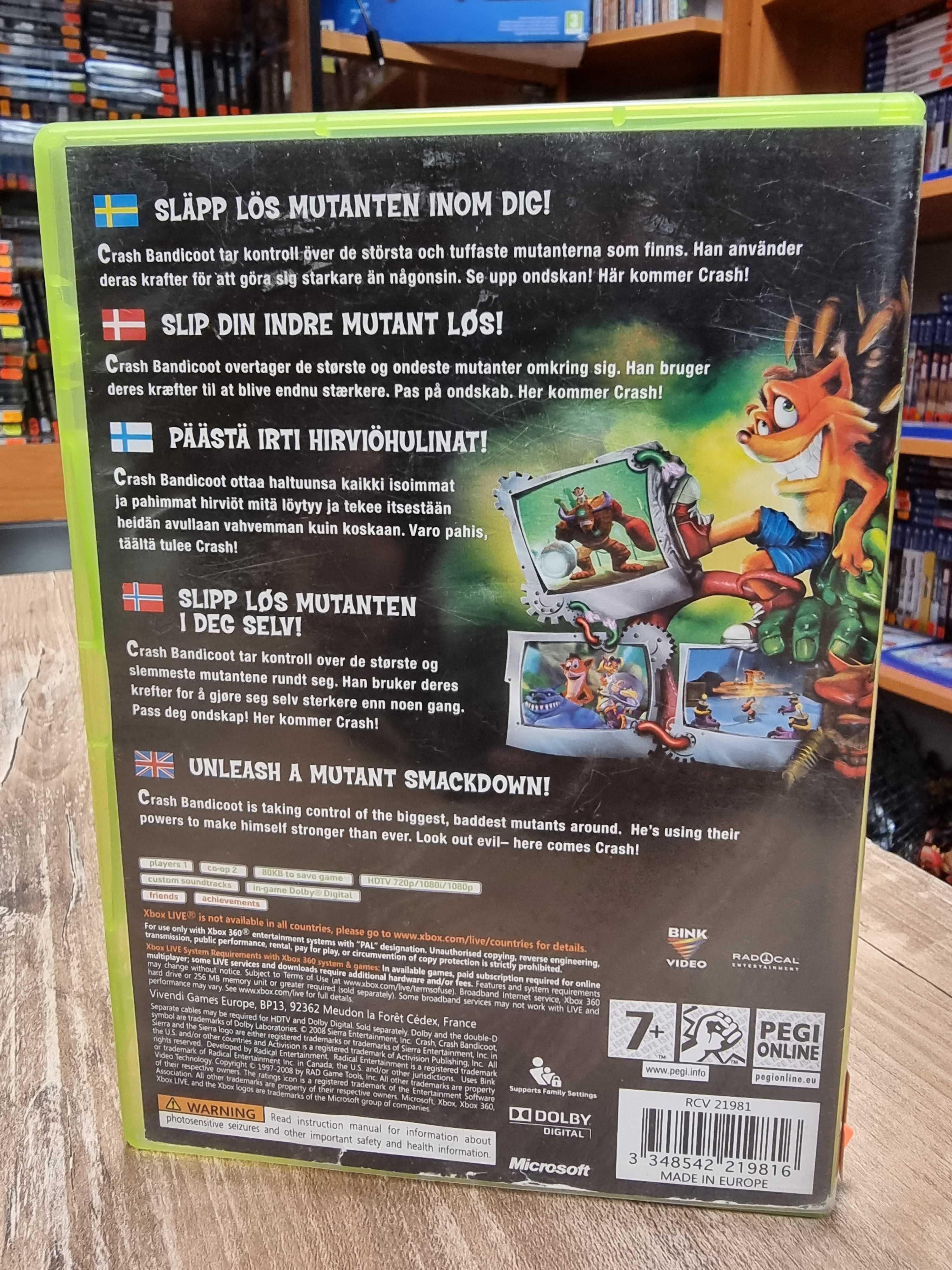 Crash Bandicoot: Mind over Mutant XBOX 360, Sklep Wysyłka Wymiana