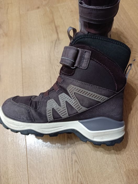 Зимові чобітки Ecco 35 р 22.5 см зимние ботинки сапоги сапожки экко