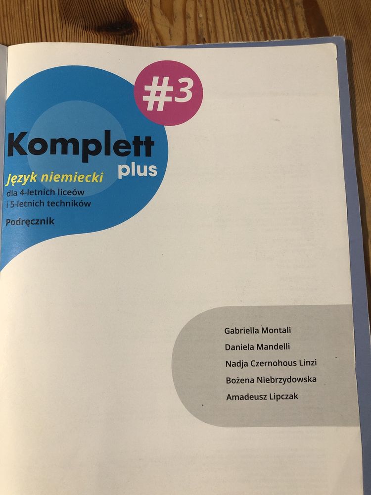 Komplett plus 3, podręcznik do niemieckiego
