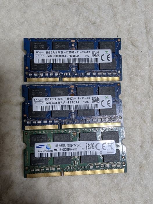 SoDIMM DDR3 8Gb PC3L 1600MHz