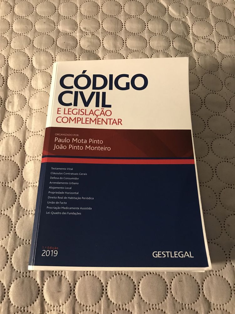 Livro Código Civil e Legislação Complementar