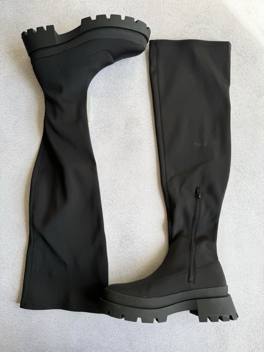 Еластичні сапоги ботфорти Reserved