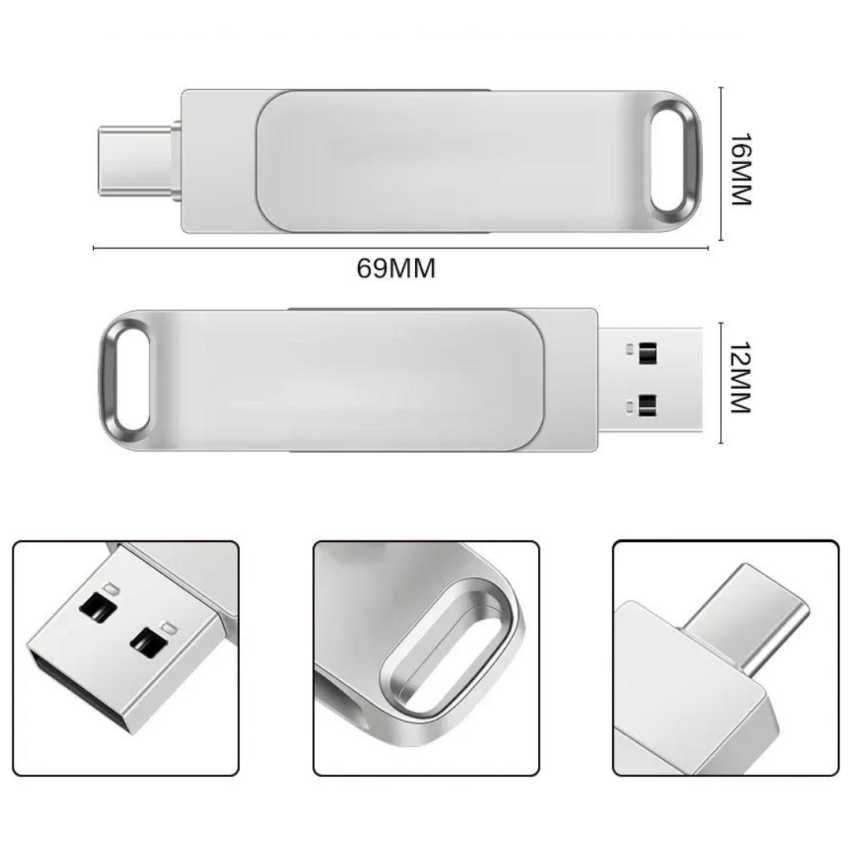Pen Drive 2 TB para Telemóveis Android e USB