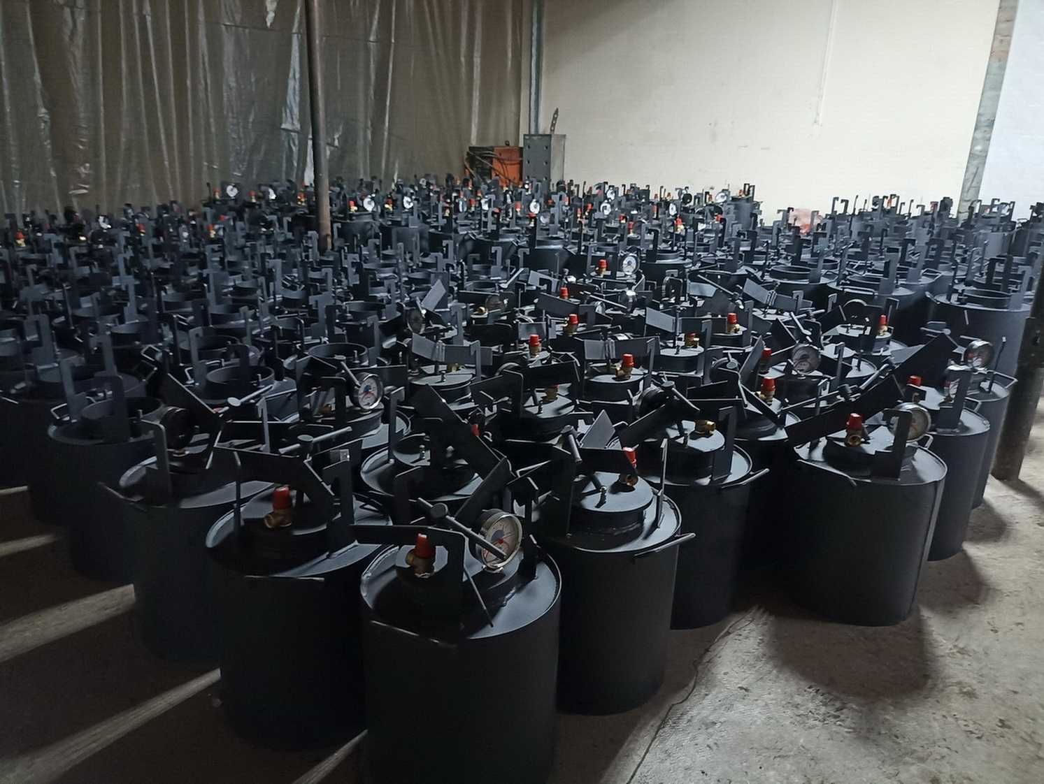 Топ продаж! Автоклав газовий 33 банки на дровах ціна виробника