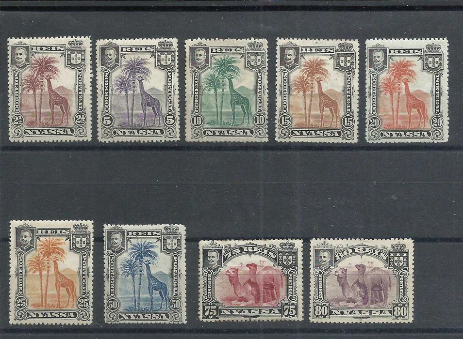 Selos portugueses, ex-colónias – 59 selos da Companhia do Nyassa
