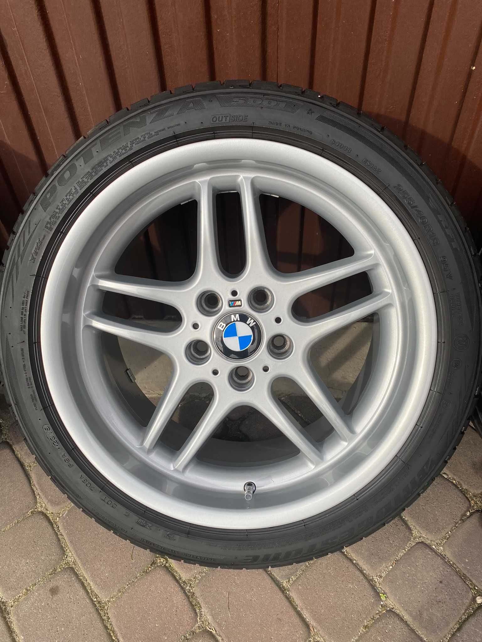 Felgi Styling 37 BMW 18" 8j 9.5j z oponami letnimi Bridgestone Potenza