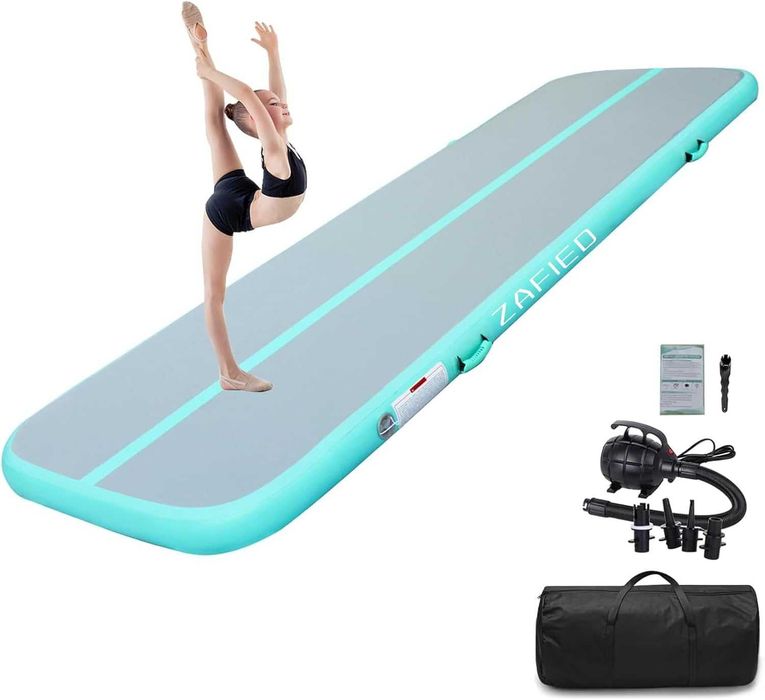 Nadmuchiwana mata gimnastyczna Air Track ZAFIED 300x100x10 cm