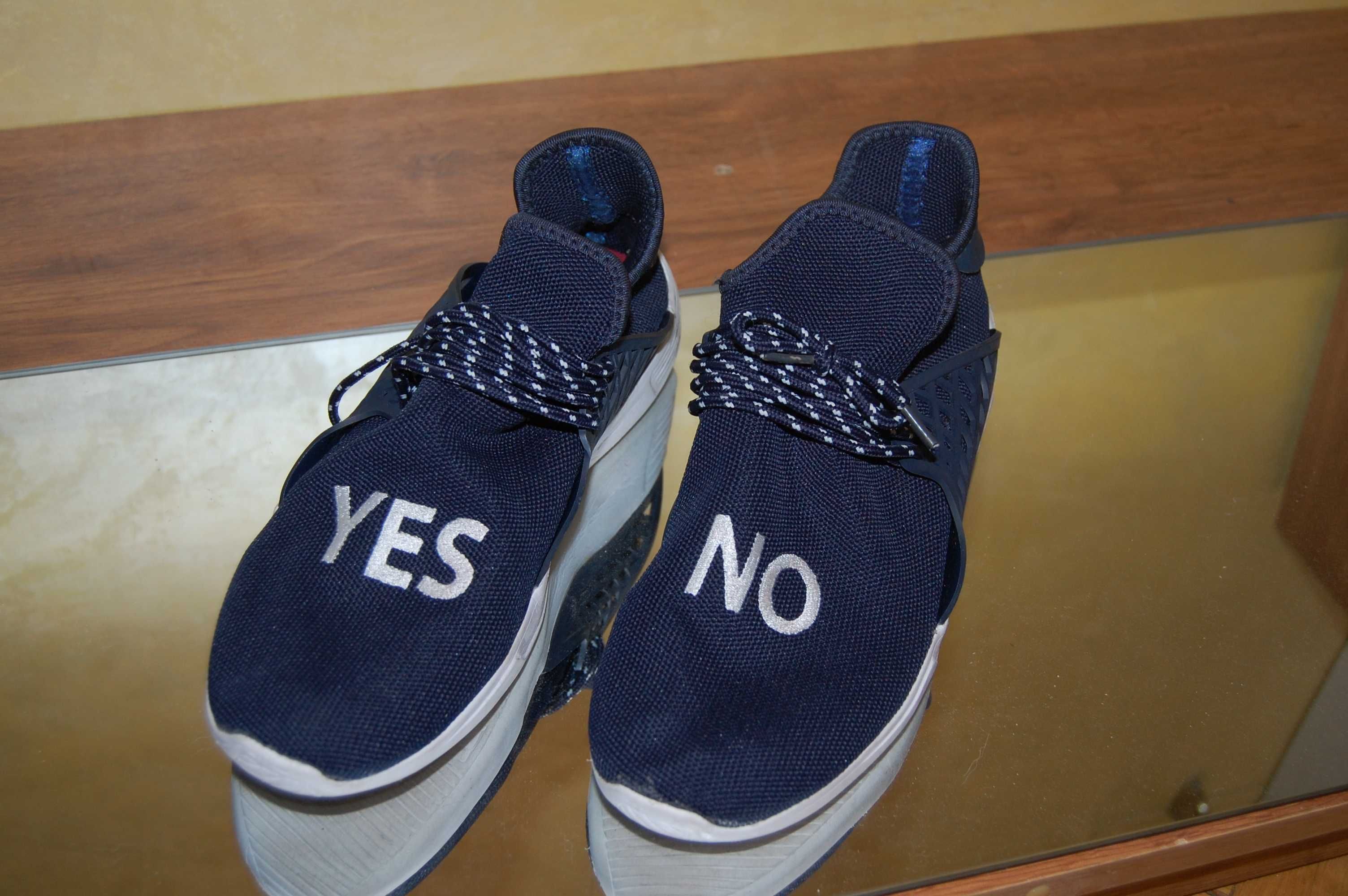 Кроссовки дышащие 42р Restime Yes/No (синий с белым)  кеды кросовки