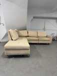 Sofá bege Chaise Lougue