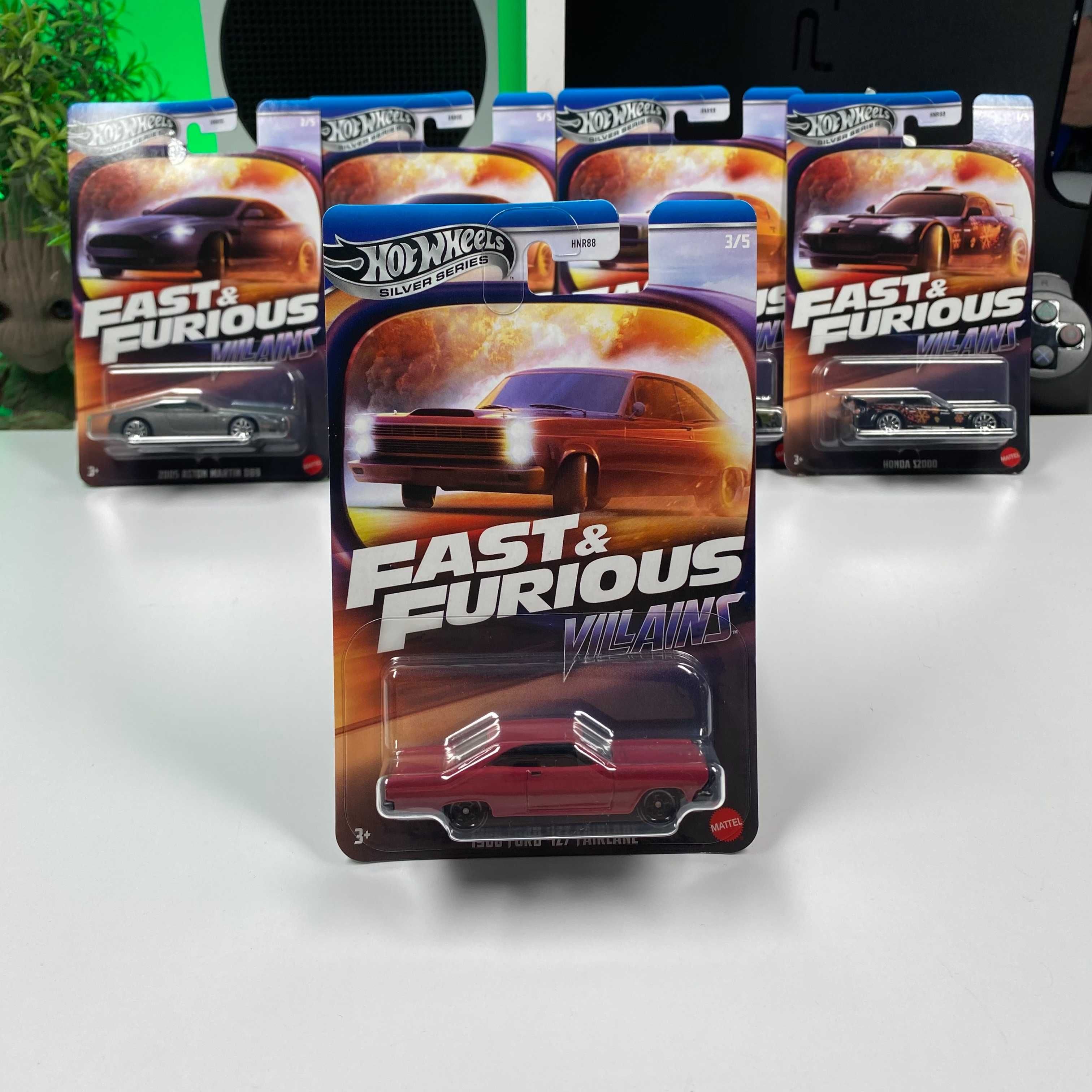 Тематичні Машинки Hot Wheels Fast & Furious тачки злодіїв