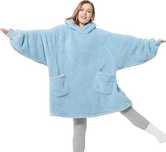BEDSURE Bluza z kapturem, kocobluza Niebieska