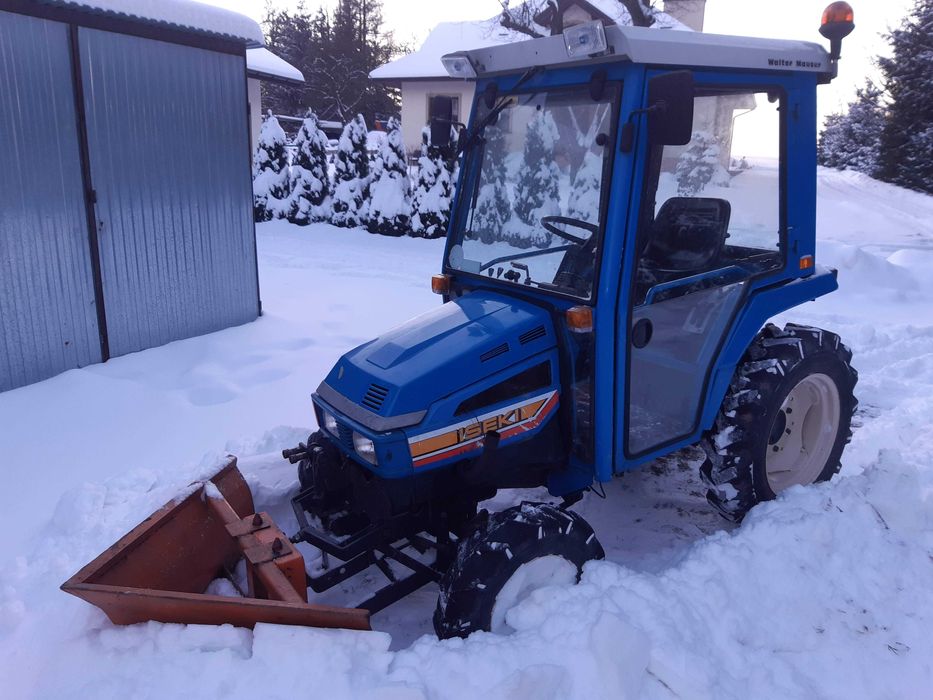 ISEKI TU318FAE 18KM 4x4 wspomaganie, tuz kabina, manual 3 cyl zima