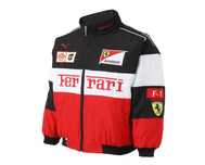 Kurtka Ferrari Vintage F1 Wyścigowa Bomberka Biała PROMOCJA