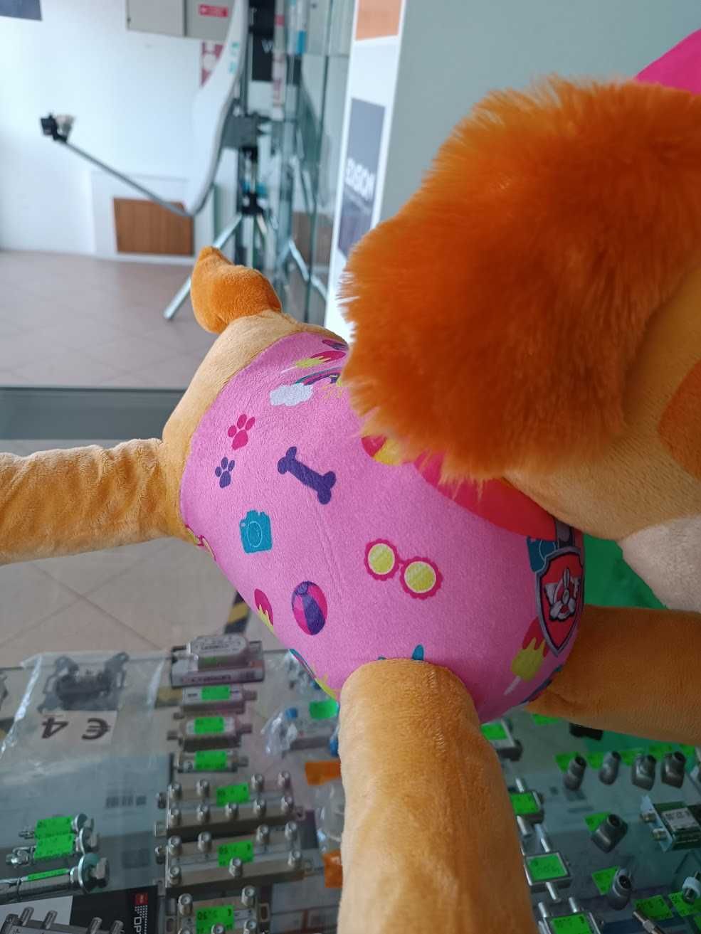Novidade:Peluche Patrulha Pata Skye Jumbo 50cm deitado