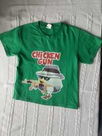 Зелена яскрава футболка Чікен Ган