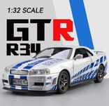 Autko Skyline GTR R34 Dekoracja Zabawka Prezent świąteczny Chłopiec