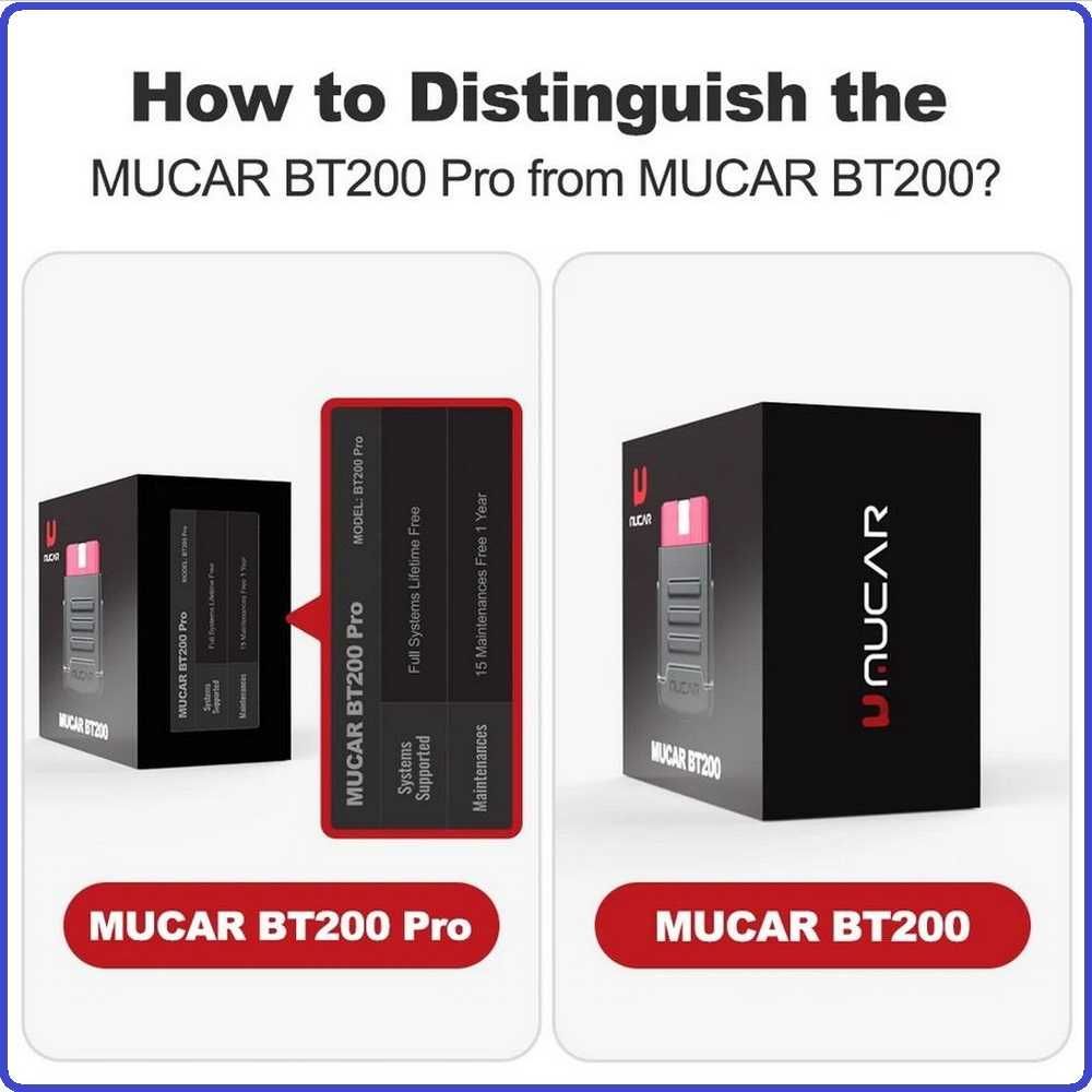 Thinkcar MUCAR BT200 Pro Мультимарочный сканер для Android/Ios OBD