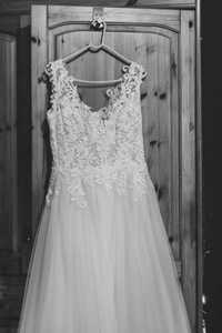 Suknia ślubna biała 38 - 40