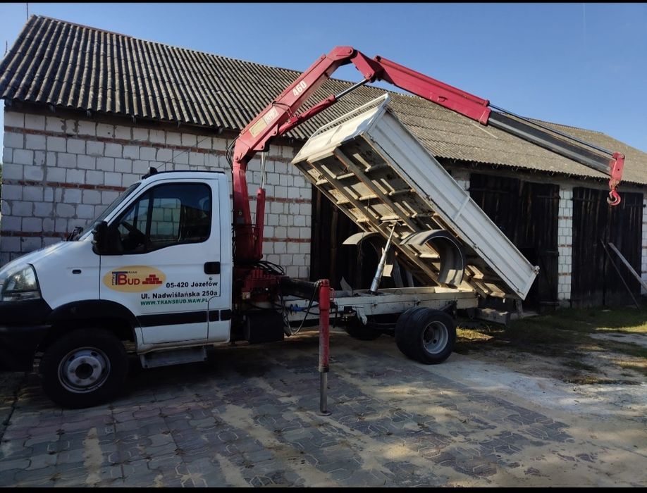 Usługi Hds mini wywrotka  transport załadunek dźwig