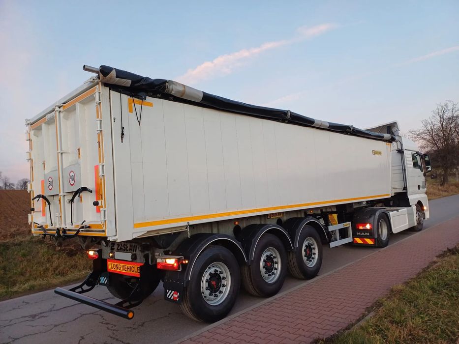 Zaslaw Naczepa Wywrotka Zasław , Klapo- Drzwi ,Waga 5760 Kg!!! Super Stan  Bodex, Wielton ,Schmitz, Janmil , Oś  Saf ,Oś podnoszona