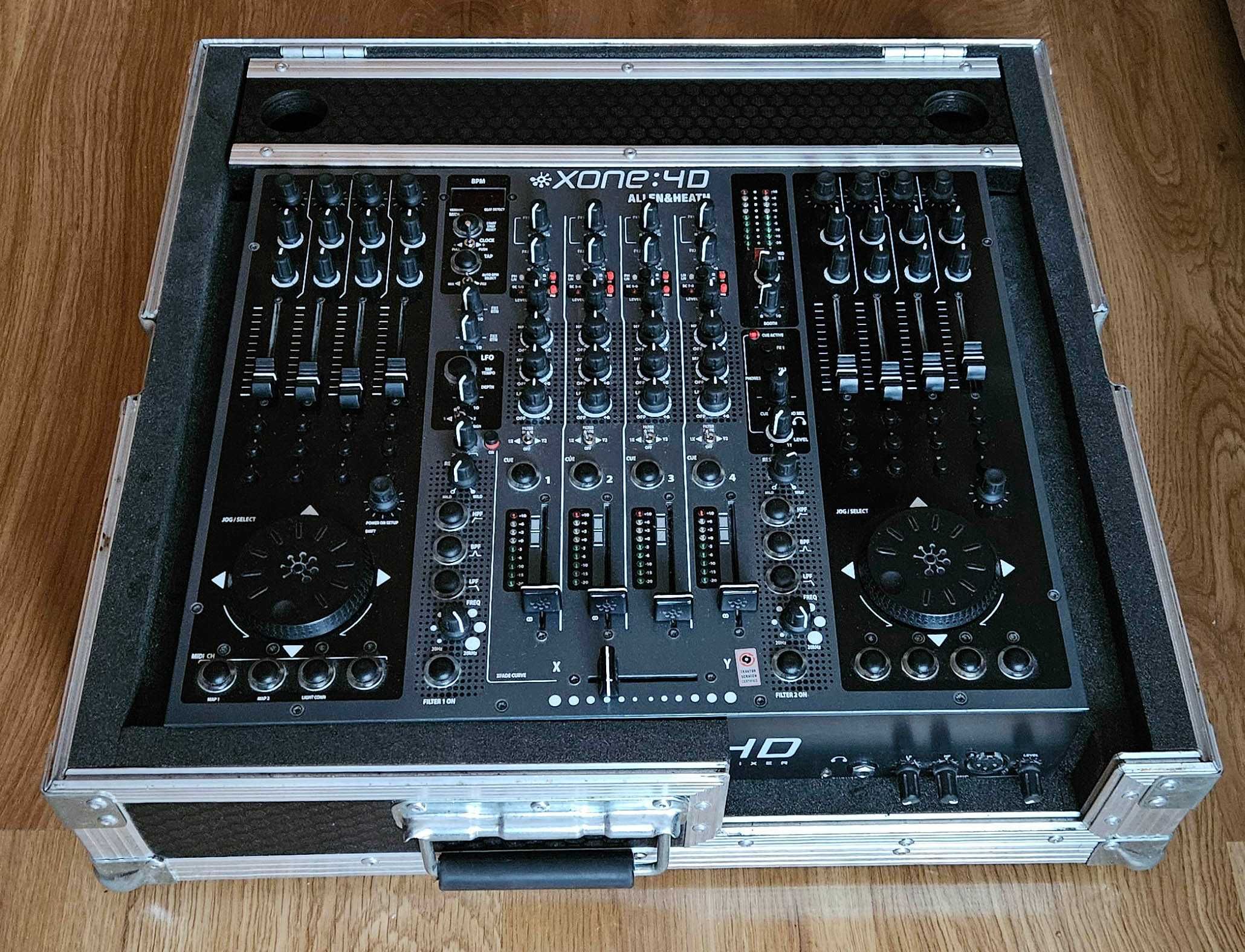 Mixer Kontroler ALLEN & HEATH Xone:4D, Case, torba, Traktor Scratch