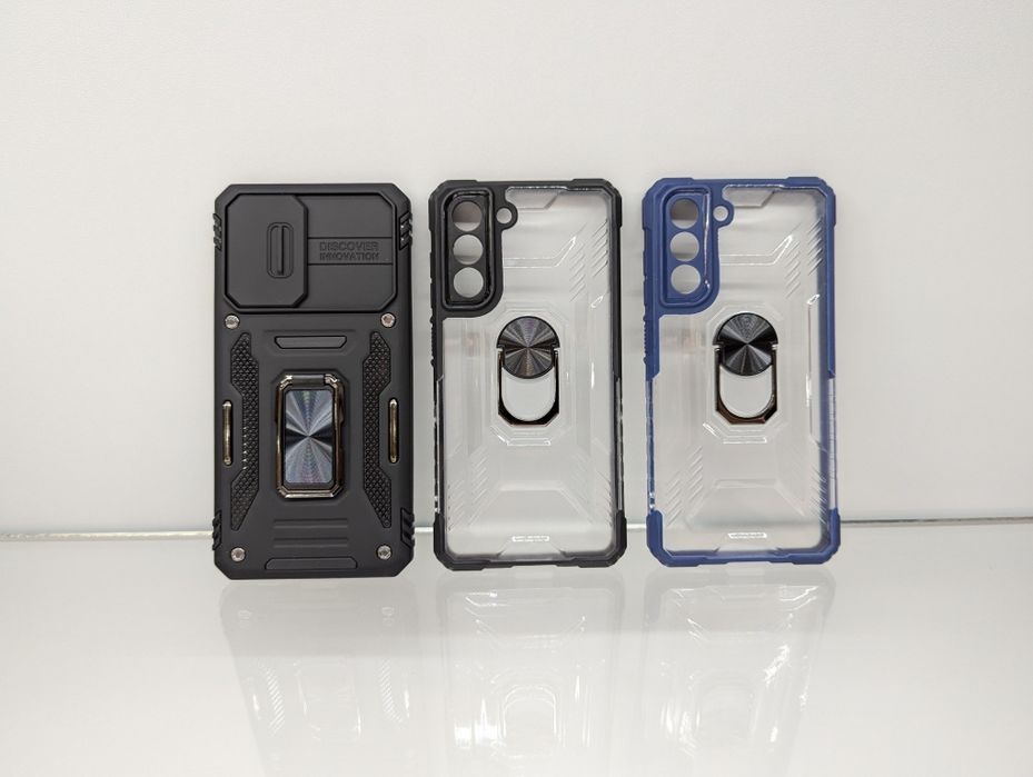 Чехол противоударный Samsung S21 FE с защитой камеры Astronaut