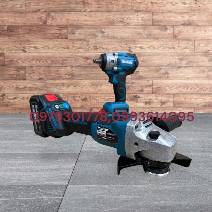 Акумуляторний Набір Makita 2/1 Гайковерт DTW650 + Болгарка DGA504 36V