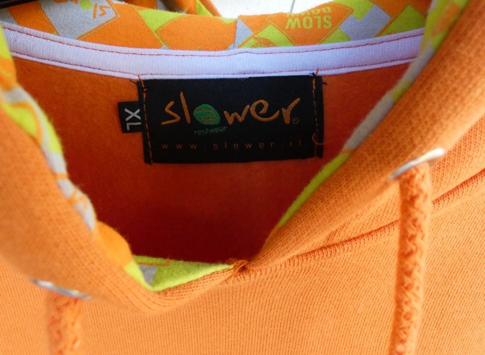 Bluza skate, sport, ocieplana, orange, NOWA!