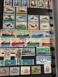 Продам почтовые марки по теме корабли,маяки,флот.