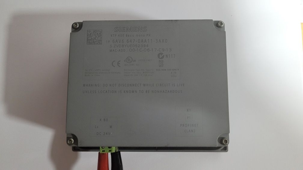 Panel HMI KTP 400-Basic mono Profinet