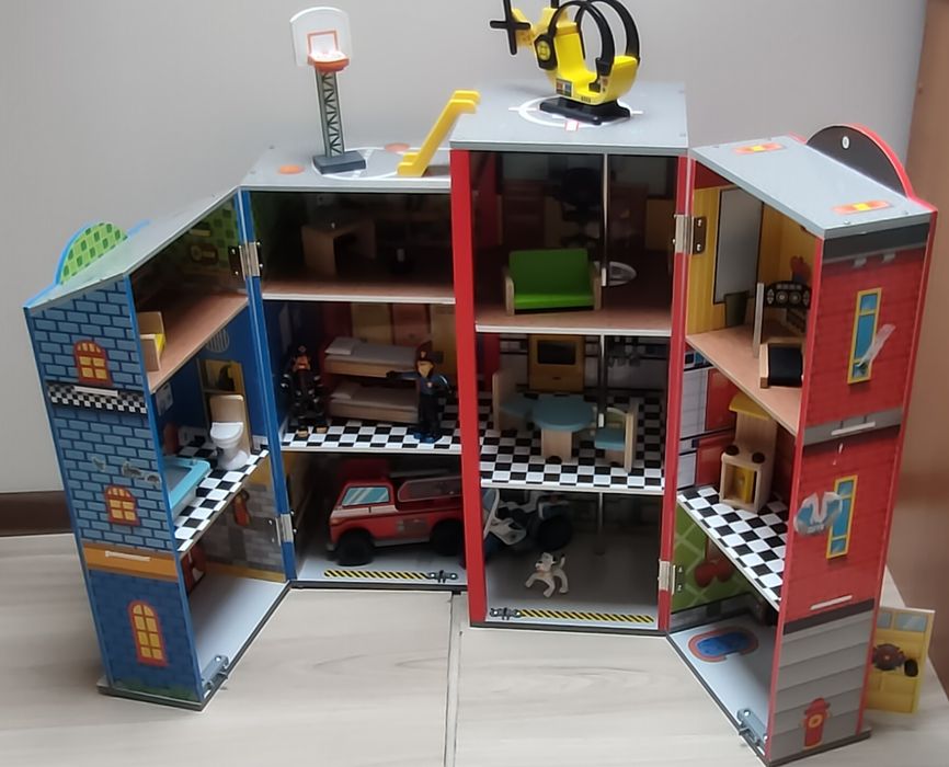 Kidkraft Zestaw Straż Pożarna i Policja 63239