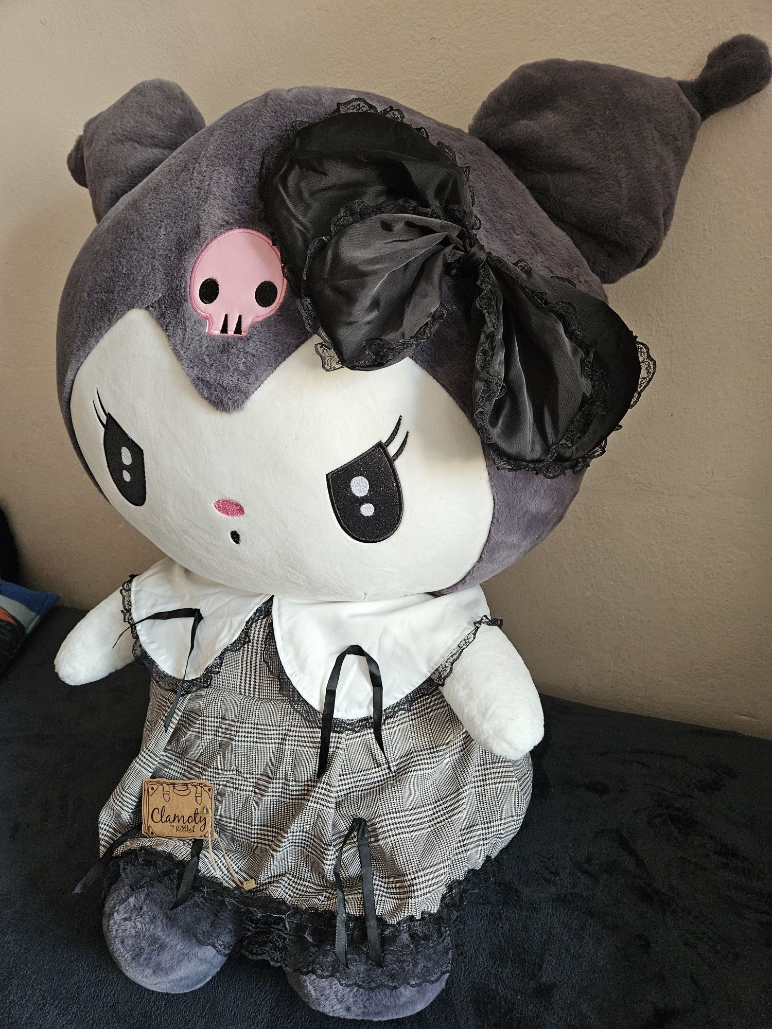 Ogromna Kuromi My Melody, ok 90 cm xxl